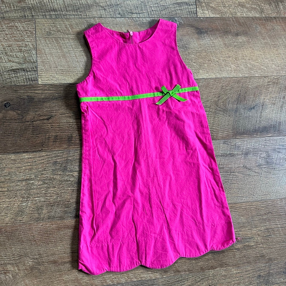 Girls Cottontail Originals Pink & Green Casual Dress Size 4